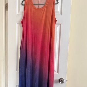 Sleeveless Ombre Dress